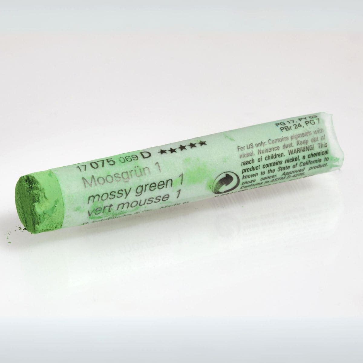 Pastel Seco Schmincke Extra Soft 075 D Mossy Green 1